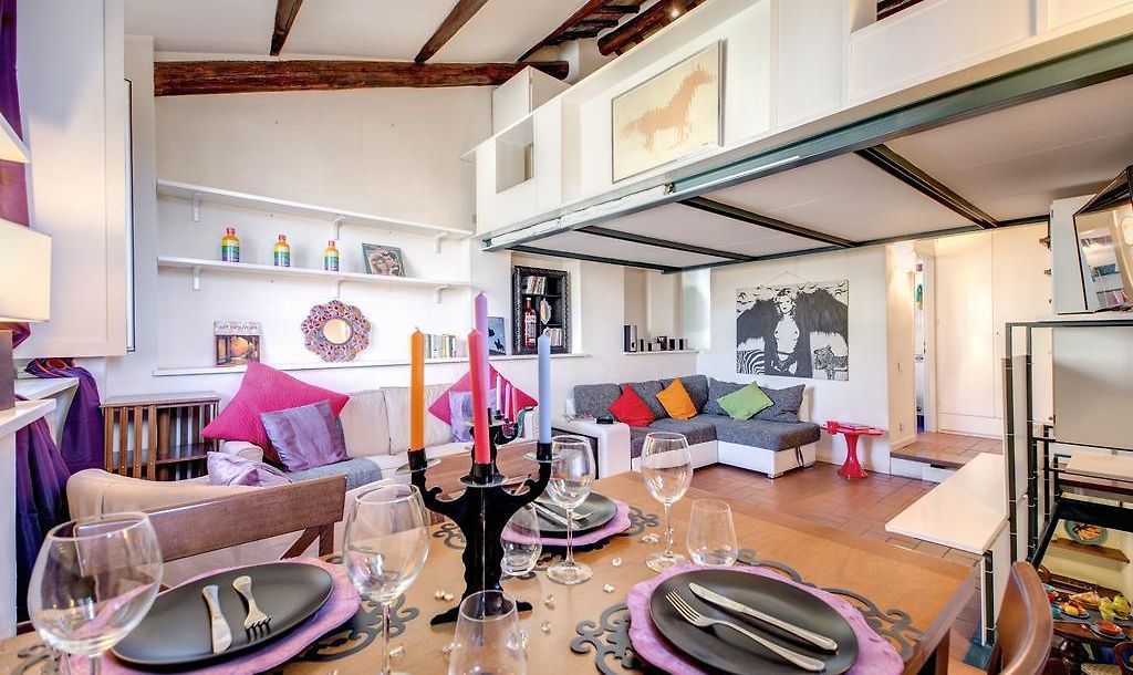 Attico Rainbow Apartment in Rome Italy italyromeapartments